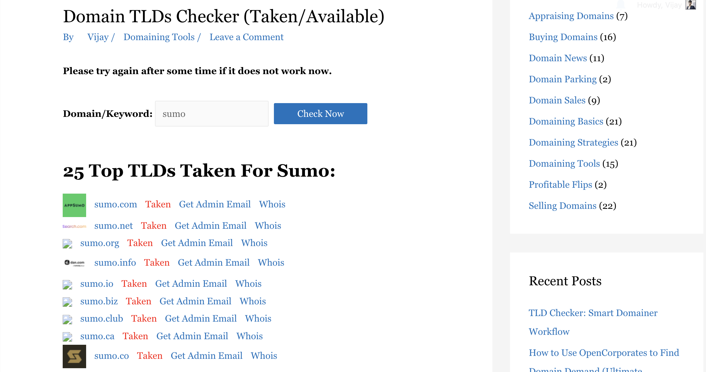 Domain Inj TLD Checker: Smart Domainer Workflow – Power Domaining